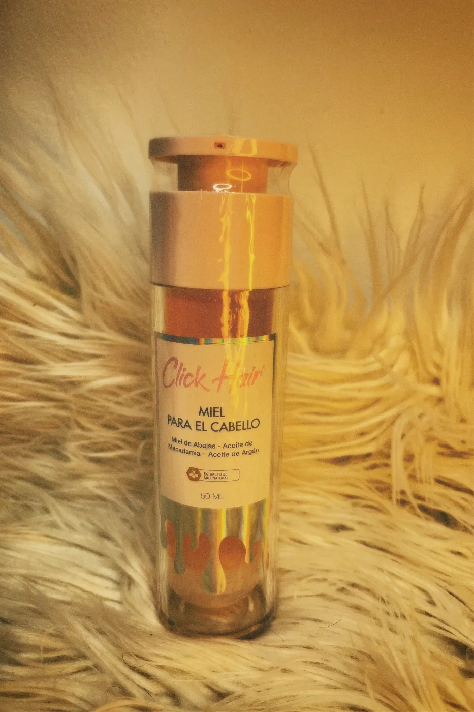 Aceite miel para el cabello — Click hair