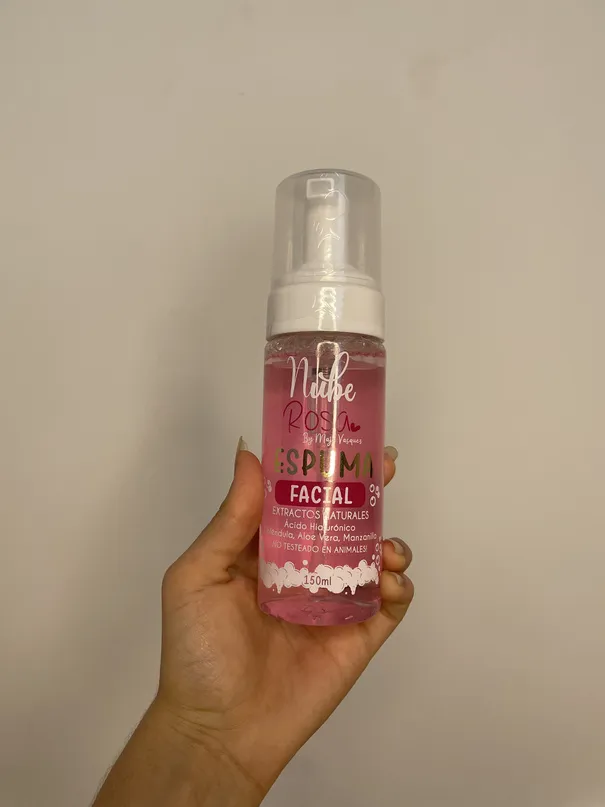 Espuma Desmaquillante Facial — Nube Rosa