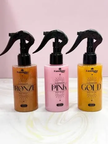 Iluminador Corporal (Bronze / Pink / Gold) — Fantiluna