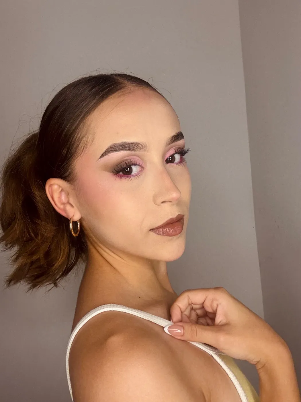 Maquillaje romántico en tonos rosados 🌷 — foto 2
